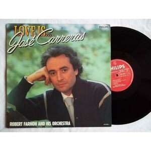 JOSE CARRERAS Love is vinyl LP Import from Netherlands